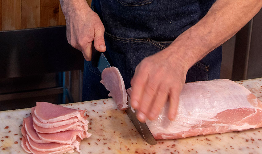 Pollo en la carnicería A. Irigoyen Pamplona