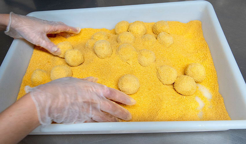 Fritos y croquetas en la carnicería A. Irigoyen Pamplona